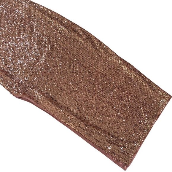 MAJORELLE Maizie Midi Dress in Rose Gold - Picture 10 of 11